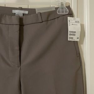 H&M taupe slim leg pants
